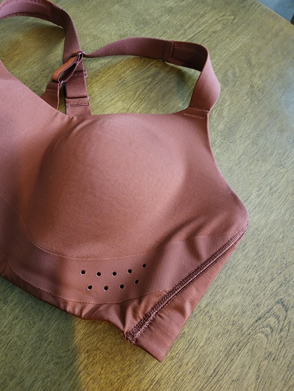 Calia Women's Empower High Impact Sport's Bra - Red Brown - Size 36D - Picture 3 of 6